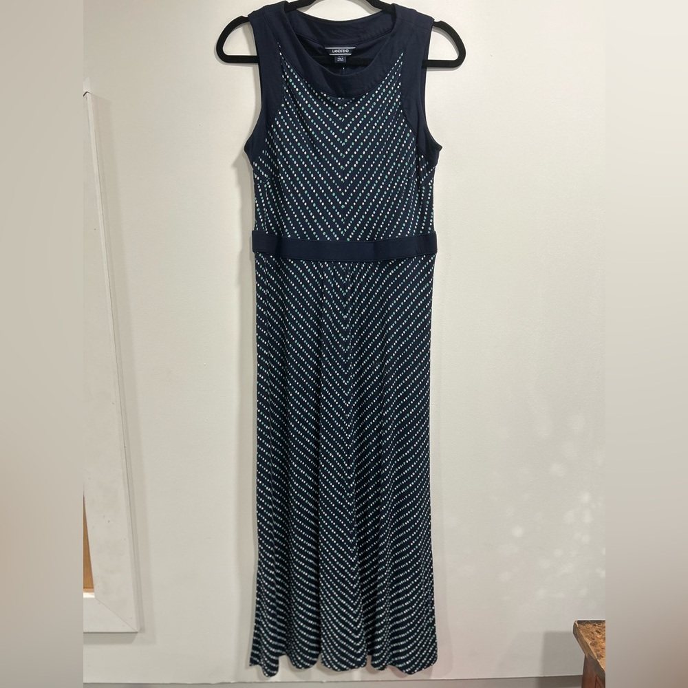 Land’s  End Jersey maxy  dress size MP 10/12